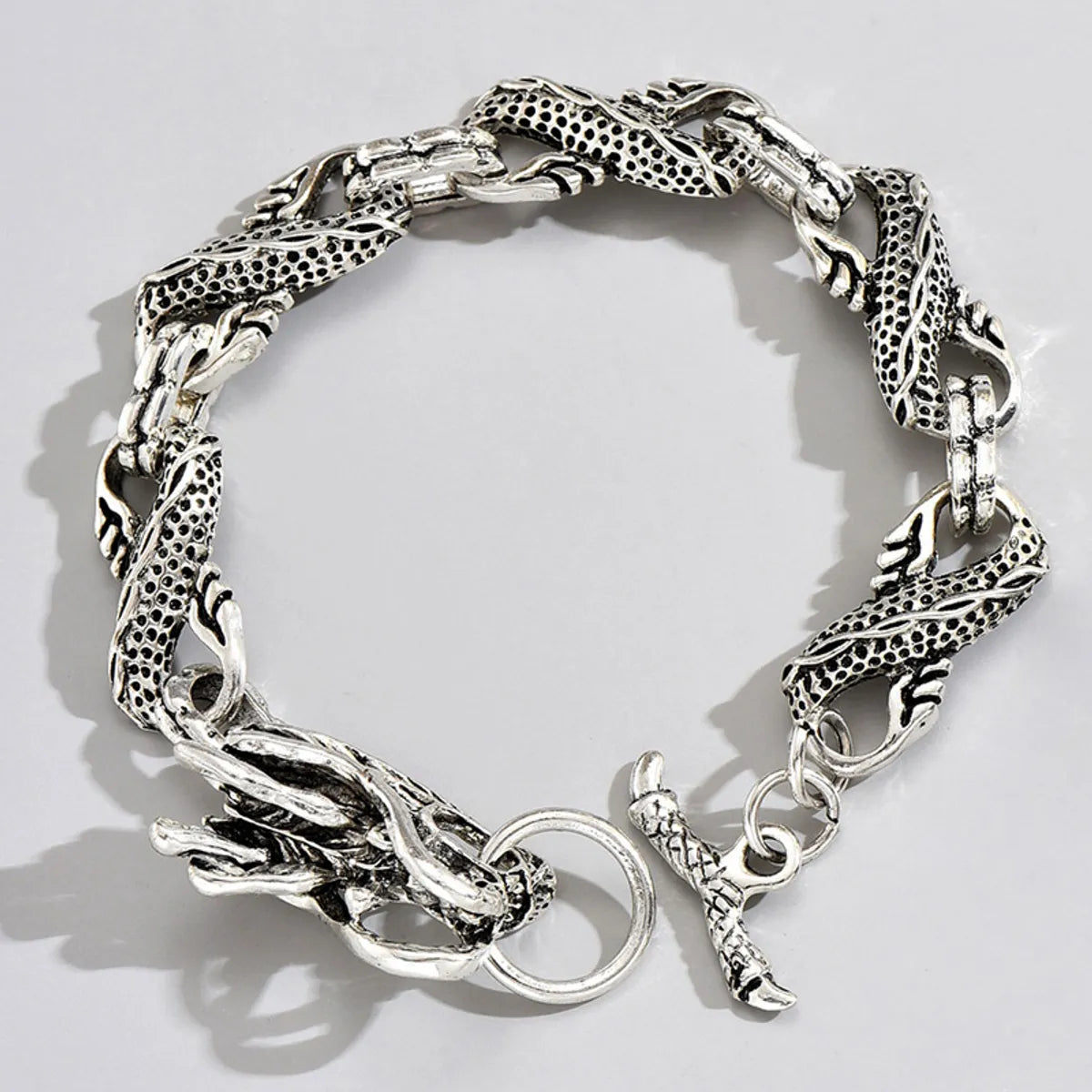 women’s timeless bangles-Hip-Hop Dragon Alloy Men'S Bracelets