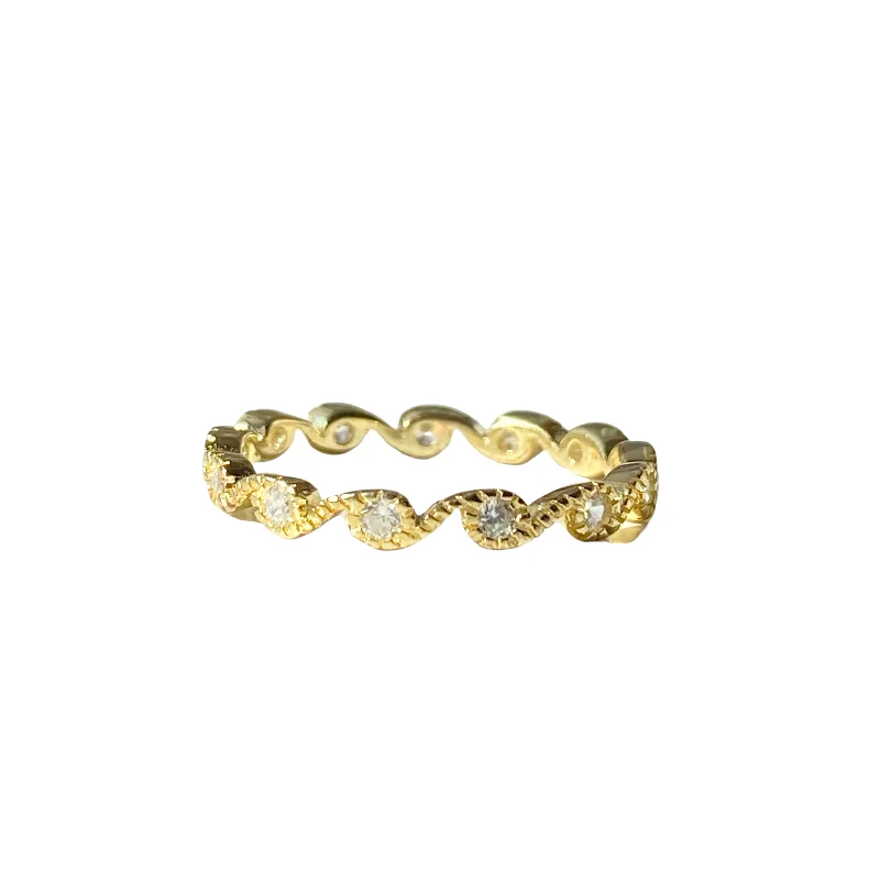 women’s gemstone eternity rings-women’s gemstone eternity rings-Noelia Ola Band