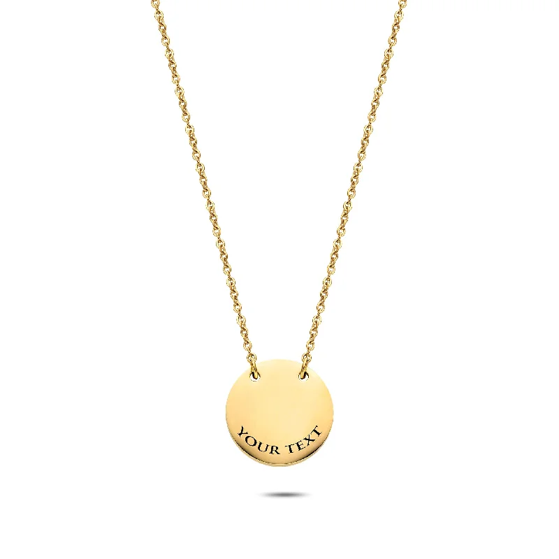 women’s luxury gemstone necklaces-women’s luxury gemstone necklaces-Coin necklace gold