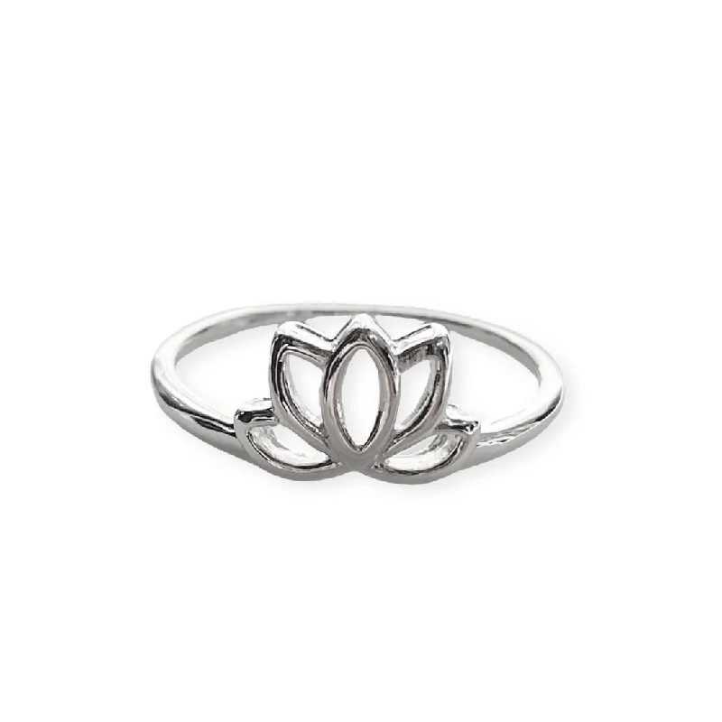 women’s designer rings-women’s designer rings-Lotus Ring