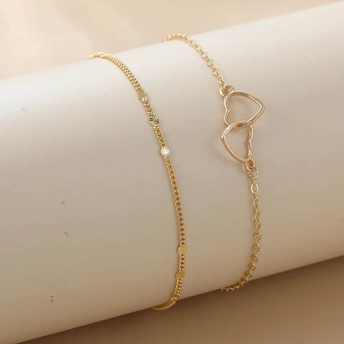 women’s stretch bracelets-Fashion Simple Style Heart Shape Alloy Bracelets