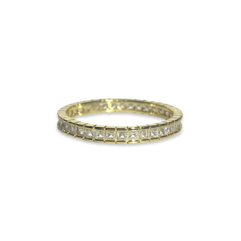 women’s diamond eternity rings-women’s diamond eternity rings-Noelia Baguette Cubix Channel Ring