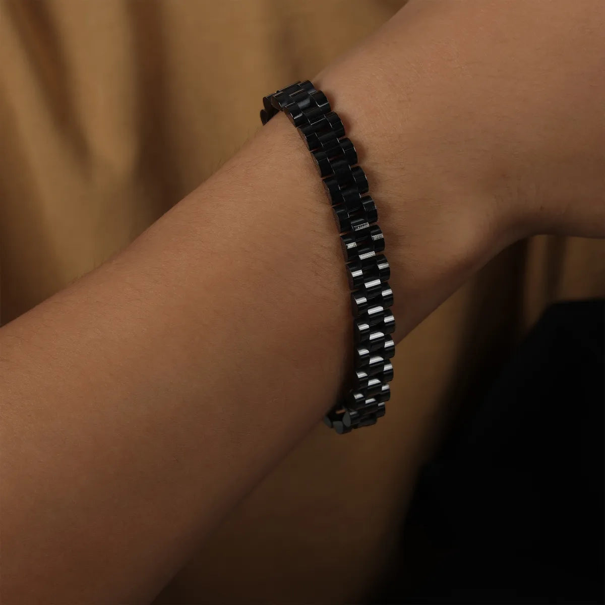 Black Bracelet-200mm Width 8mm