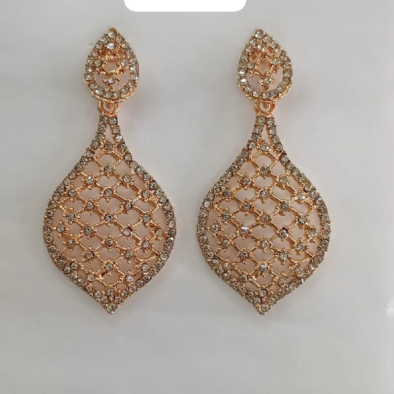 women’s drop earrings-Khushboo Jewellers Austrian Stone Dangler Earrings