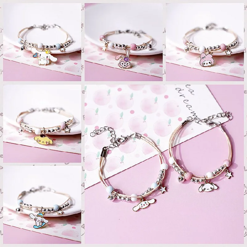 women’s thin bangles-Simple Style Rabbit Alloy Star Bracelets