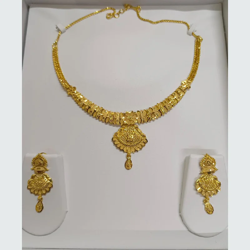 women’s gold chain necklaces-women’s gold chain necklaces-Pari Art Jewellery Forming Necklace Set