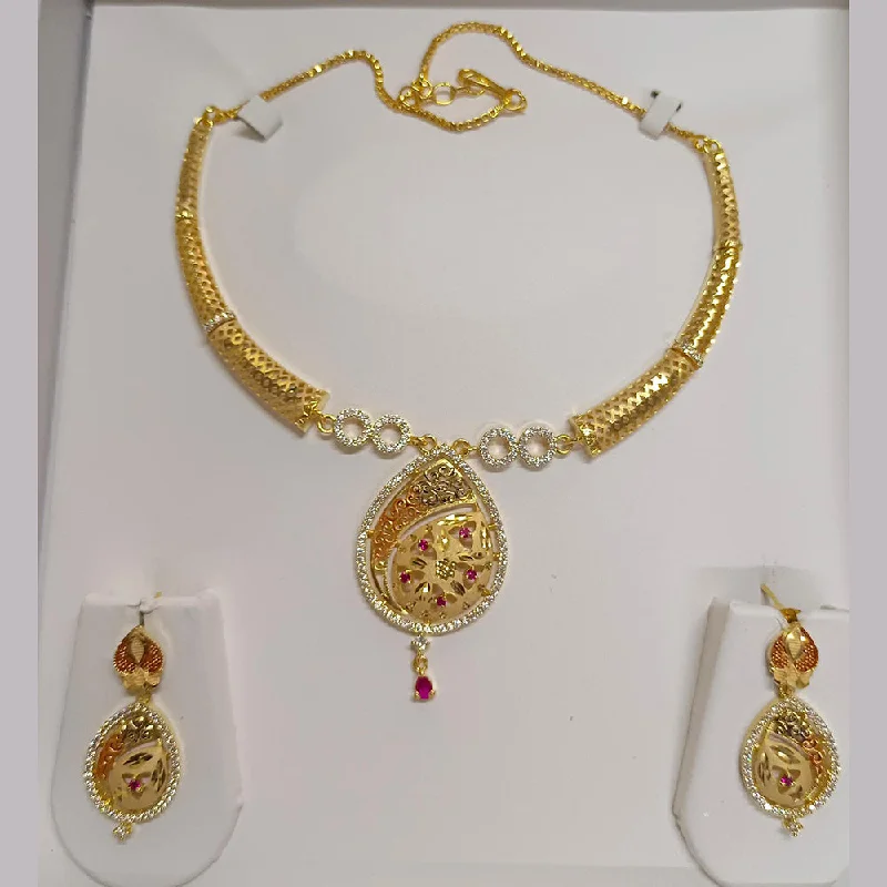 women’s fancy necklaces-women’s fancy necklaces-Pari Art Jewellery Forming Necklace Set