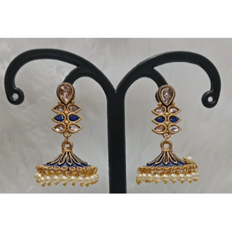 women’s star-shaped earrings-Infinity Jewels Gold Plated Jhumki Earrings