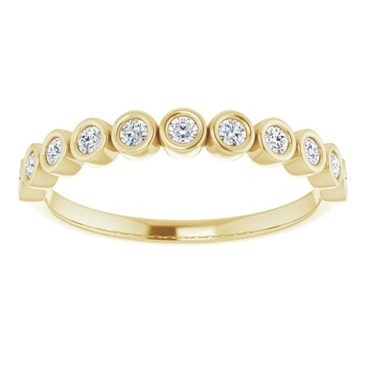 women’s three-stone rings-women’s three-stone rings-14K Yellow 1/5 CTW Natural Diamond Anniversary Band