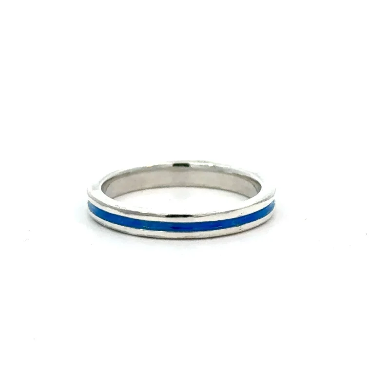 women’s fashion statement rings-women’s fashion statement rings-3mm Standard Enamel Ring