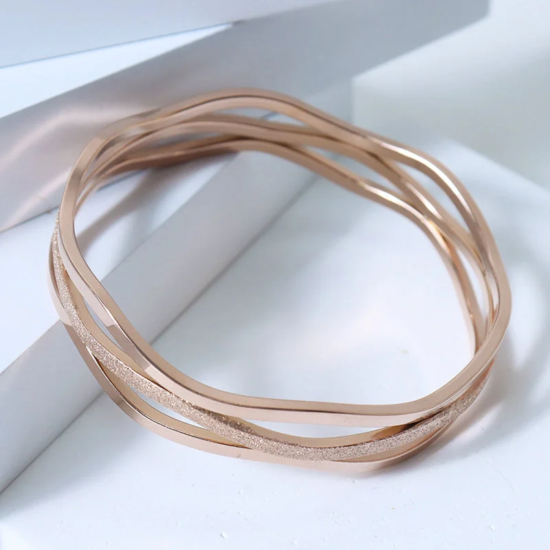 Line Rose Gold Bracelet