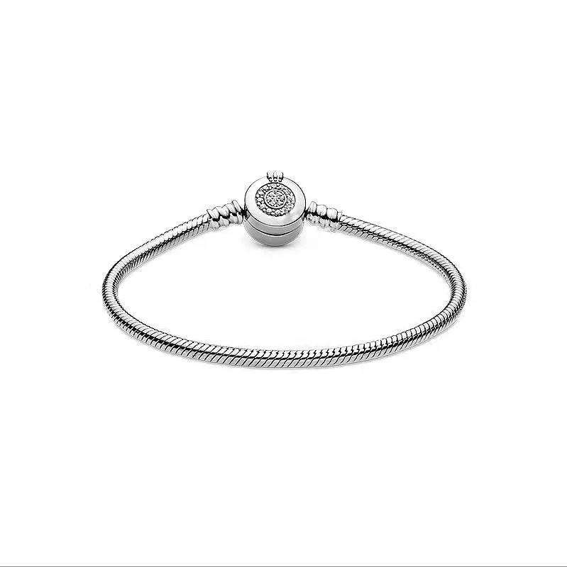 Logo No Center Axis Crown O-Shaped Bracelet 19#