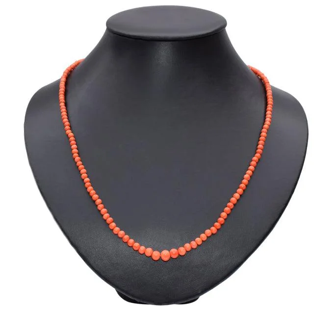 women’s chic necklaces-women’s chic necklaces-Victorian Coral Necklace