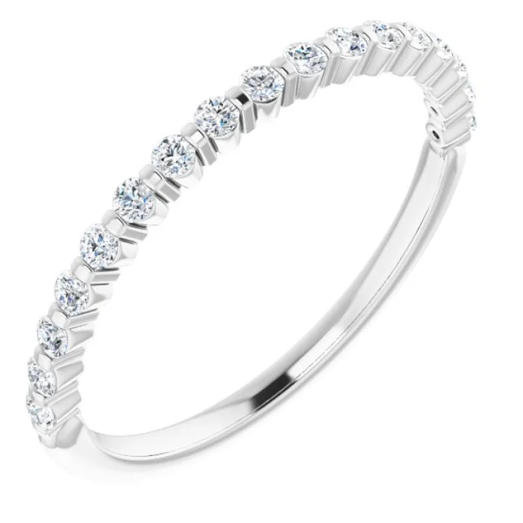 women’s statement diamond rings-women’s statement diamond rings-Platinum 1/5 CTW Natural Diamond Anniversary Band