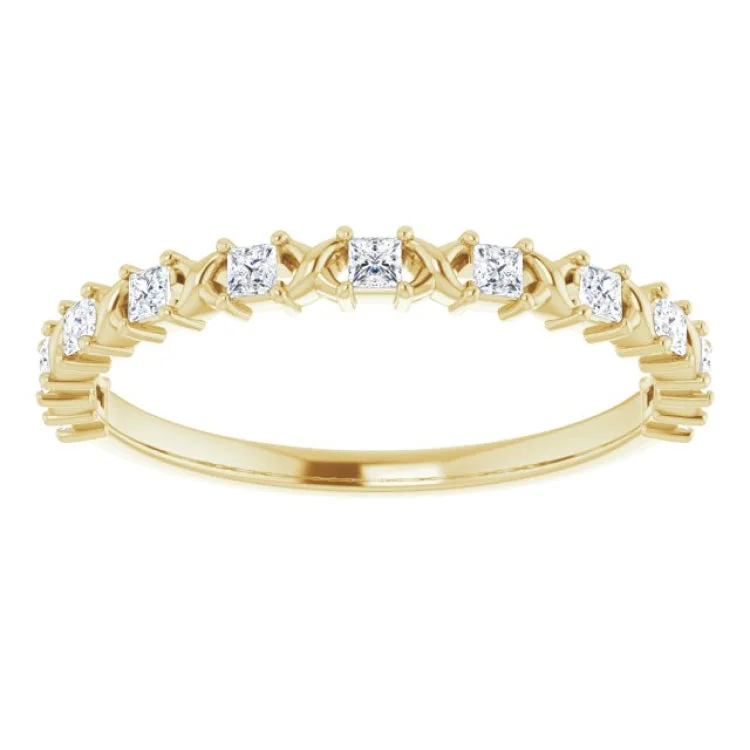 women’s infinity diamond rings-women’s infinity diamond rings-14K Yellow 1/4 CTW Natural Diamond Anniversary Band