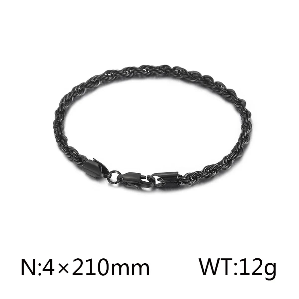 Black 4mm21cm