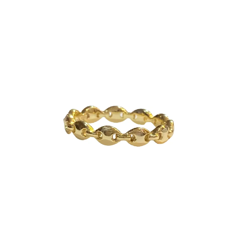 women’s elegant rings-women’s elegant rings-Noelia Small Gucci Chain Link Ring