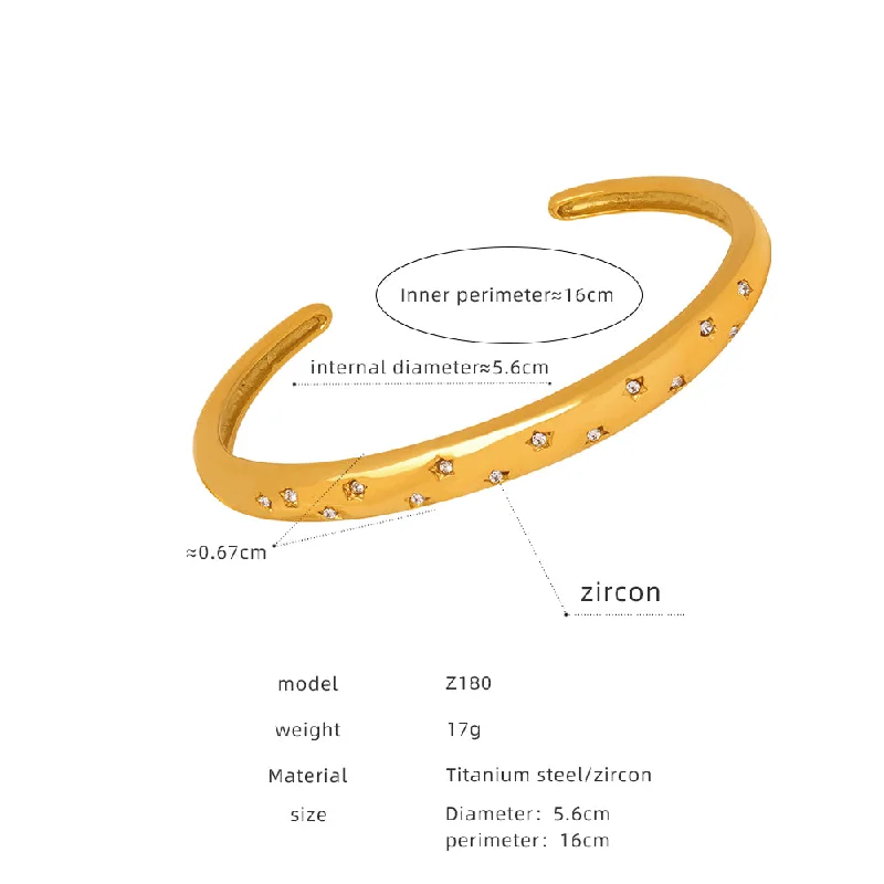 Z180-Z283-Z180-Gold Bracelet