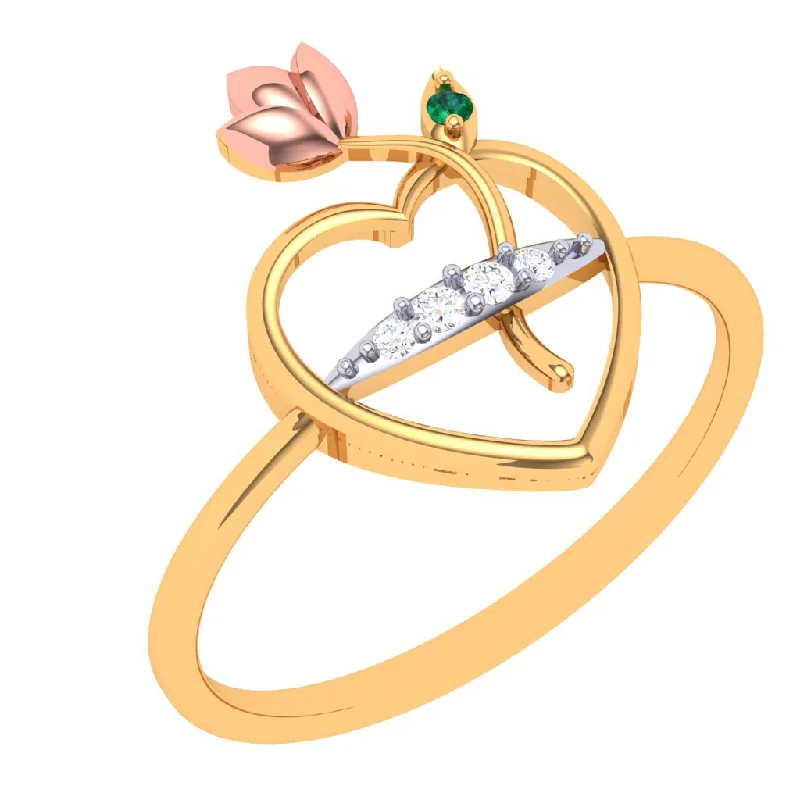 women’s infinity rings-Nature Love Diamond Rings