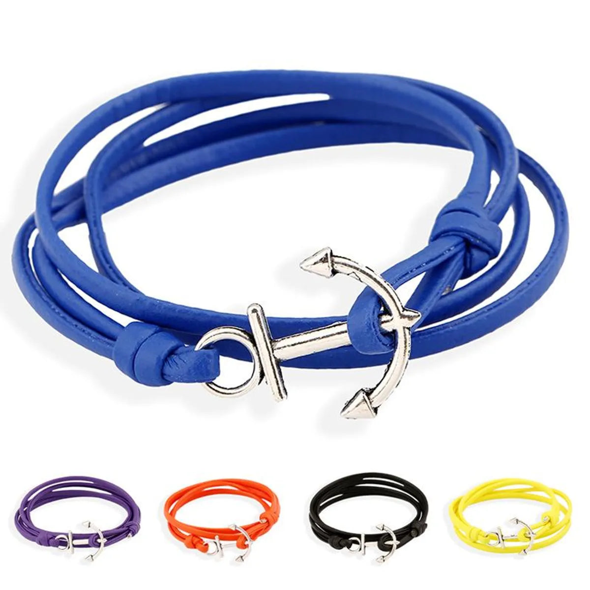 women’s crystal bracelets-Fashion Geometric Pu Leather Unisex Bracelets