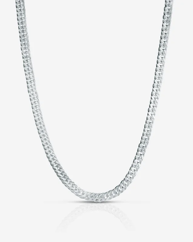 women’s elegant diamond necklaces-women’s elegant diamond necklaces-Sterling Silver - Jumbo Curb Chain Necklace