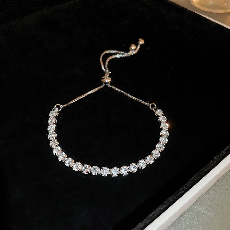 Silver-Adjustable Bracelet