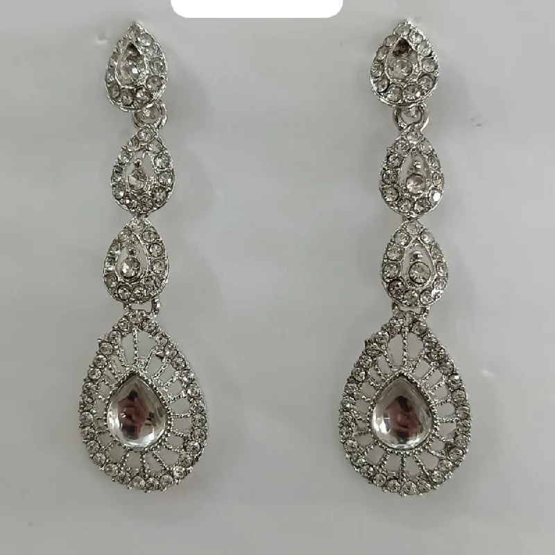 women’s luxurious earrings-Khushboo Jewellers Austrian Stone Dangler Earrings