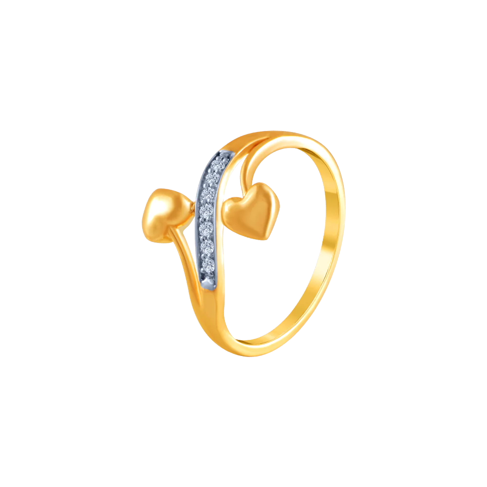 women’s bold rings-18k (750) Yellow Gold And Diamond Ring For Women