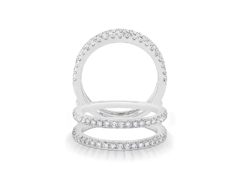 women’s eternity rings-Diamond Ring guards/wrap