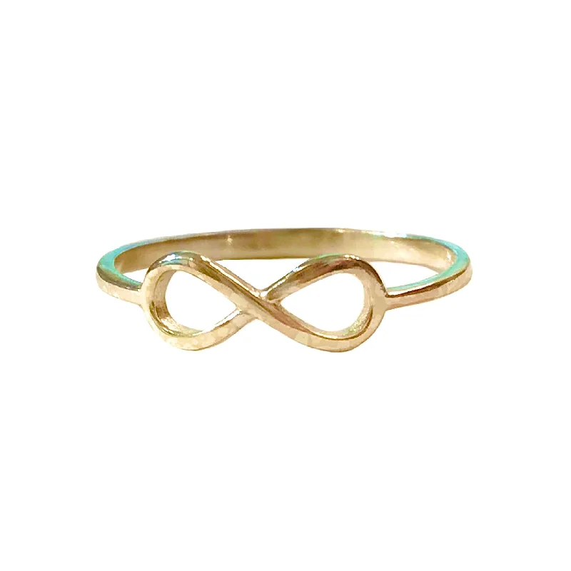 women’s fashion statement rings-women’s fashion statement rings-Infinity Plain Small Ring