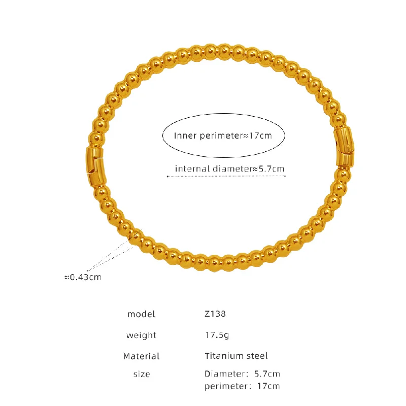 Z138-Z283-Z180-Gold Bracelet