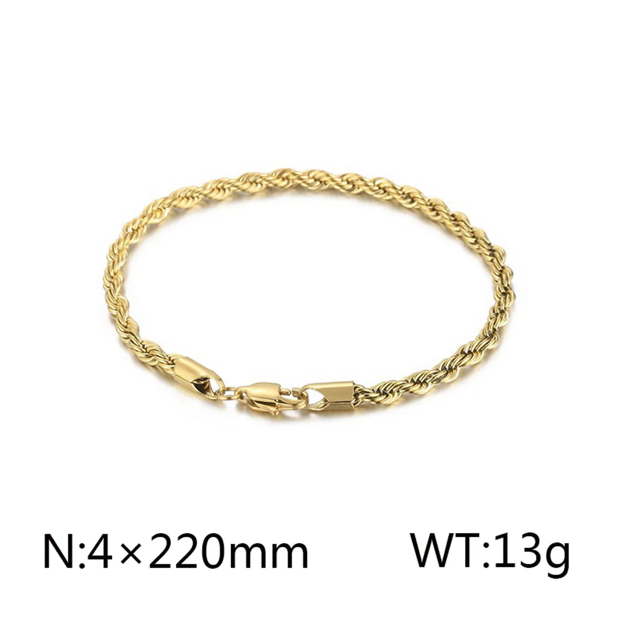 Gold 4mm22cm