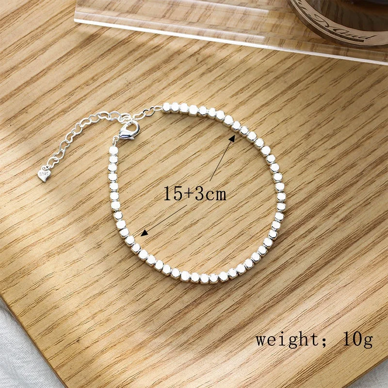 women’s gold bracelets for women-Ig Style Retro Solid Color Sterling Silver Plating Inlay Zircon Bracelets