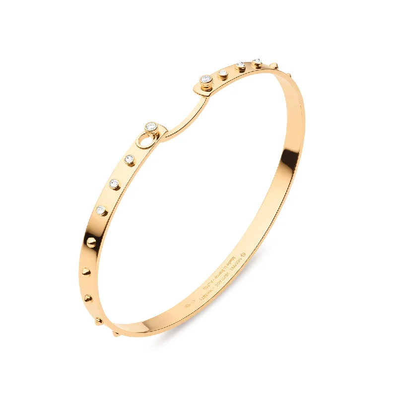 women’s hammered bangles-Brunch in New York Bangle