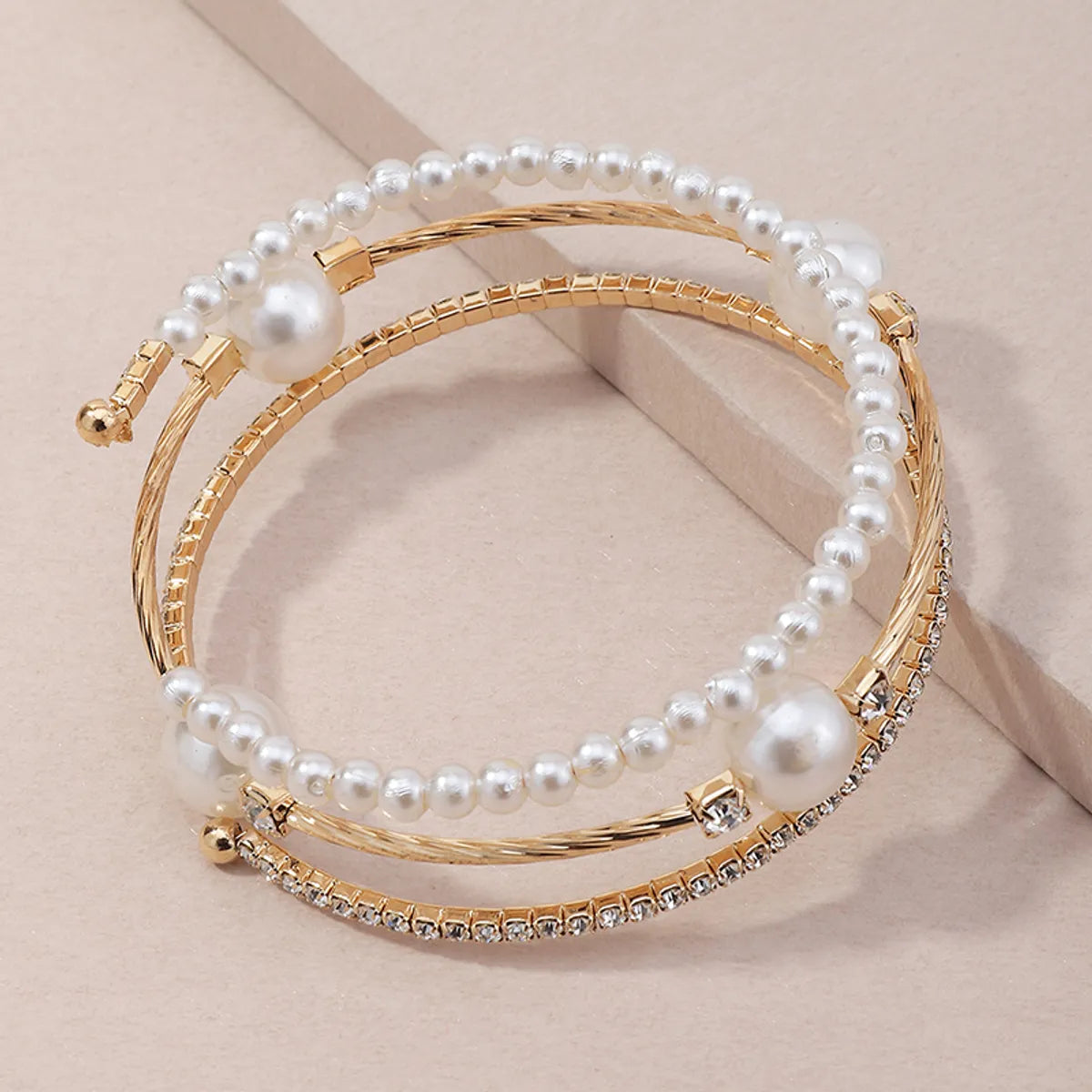 women’s adjustable bangles-Fashion Geometric Alloy