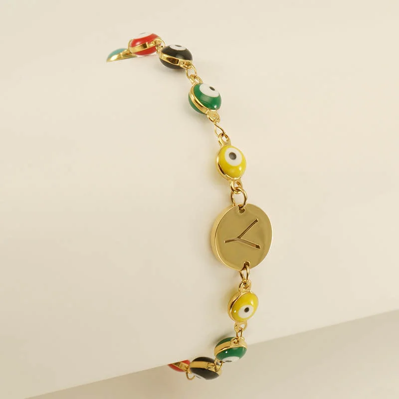 Letter Bracelet Y