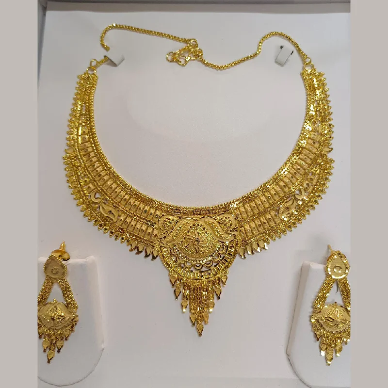 women’s gold chain necklaces-women’s gold chain necklaces-Pari Art Jewellery Forming Necklace Set