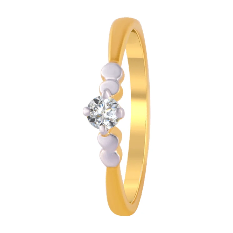 women’s celestial rings-18KT (750) Yellow Gold And Diamond Ring For Women