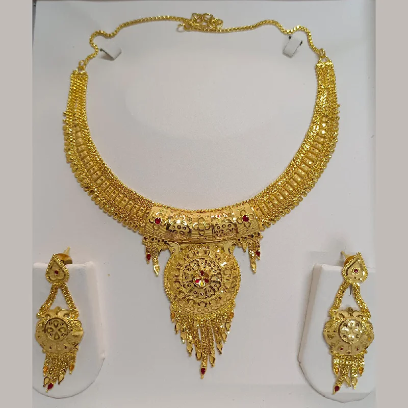 women’s wedding necklaces-women’s wedding necklaces-Pari Art Jewellery Forming Necklace Set