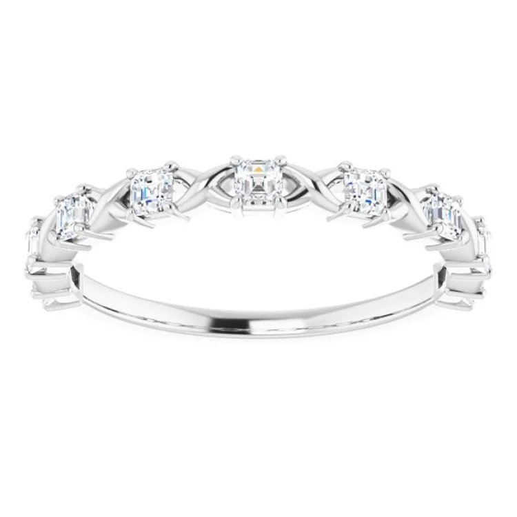 women’s luxury gemstone rings-women’s luxury gemstone rings-Platinum 1/2 CTW Natural Diamond Anniversary Band