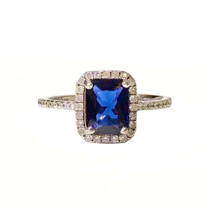 women’s handmade rings-women’s handmade rings-Adriene Diana Sapphire Ring