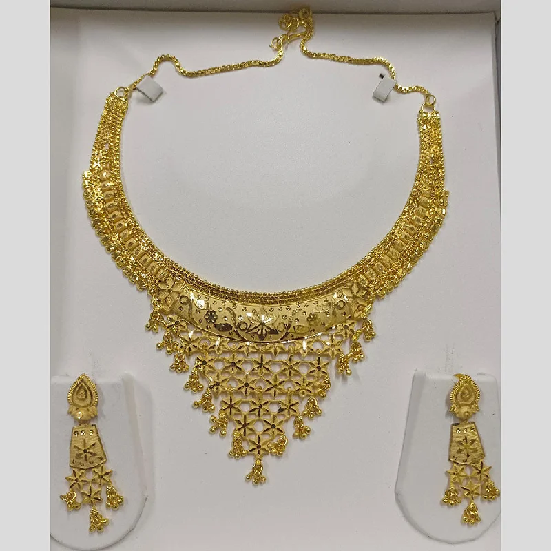 women’s bridal necklaces-women’s bridal necklaces-Pari Art Jewellery Forming Necklace Set