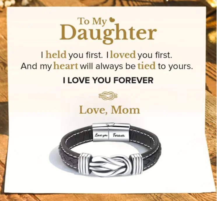 Engraved Love You Forever + Daughter Card