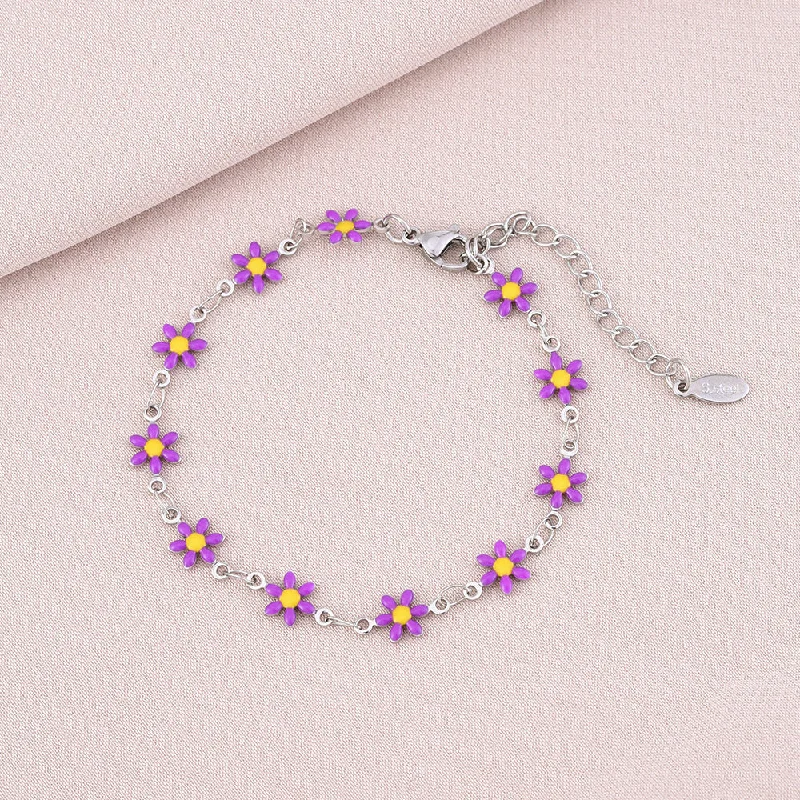 Purple Bracelet (Steel Color)