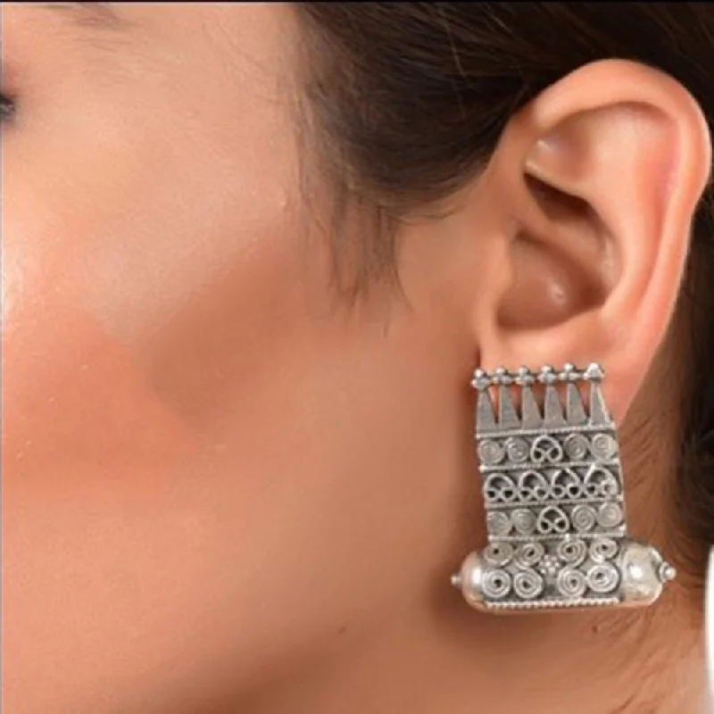 women’s diamond drop earrings-Silver Mountain 925 Sterling Silver Dangler Earrings