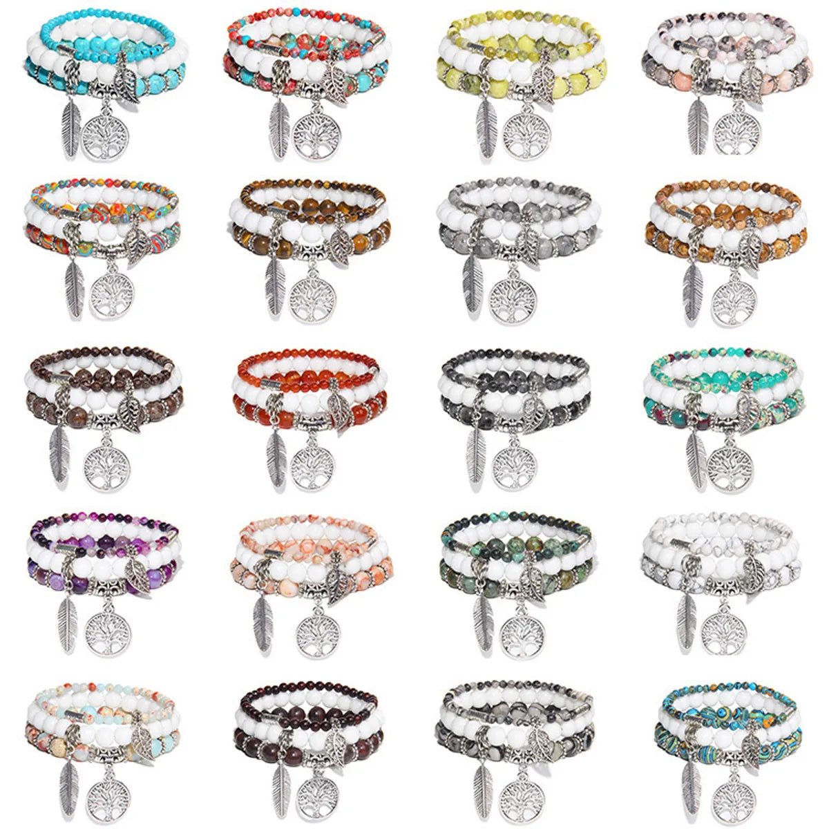 women’s diamond bangles-1 Set Streetwear Geometric Agate Metal Women's Bracelets