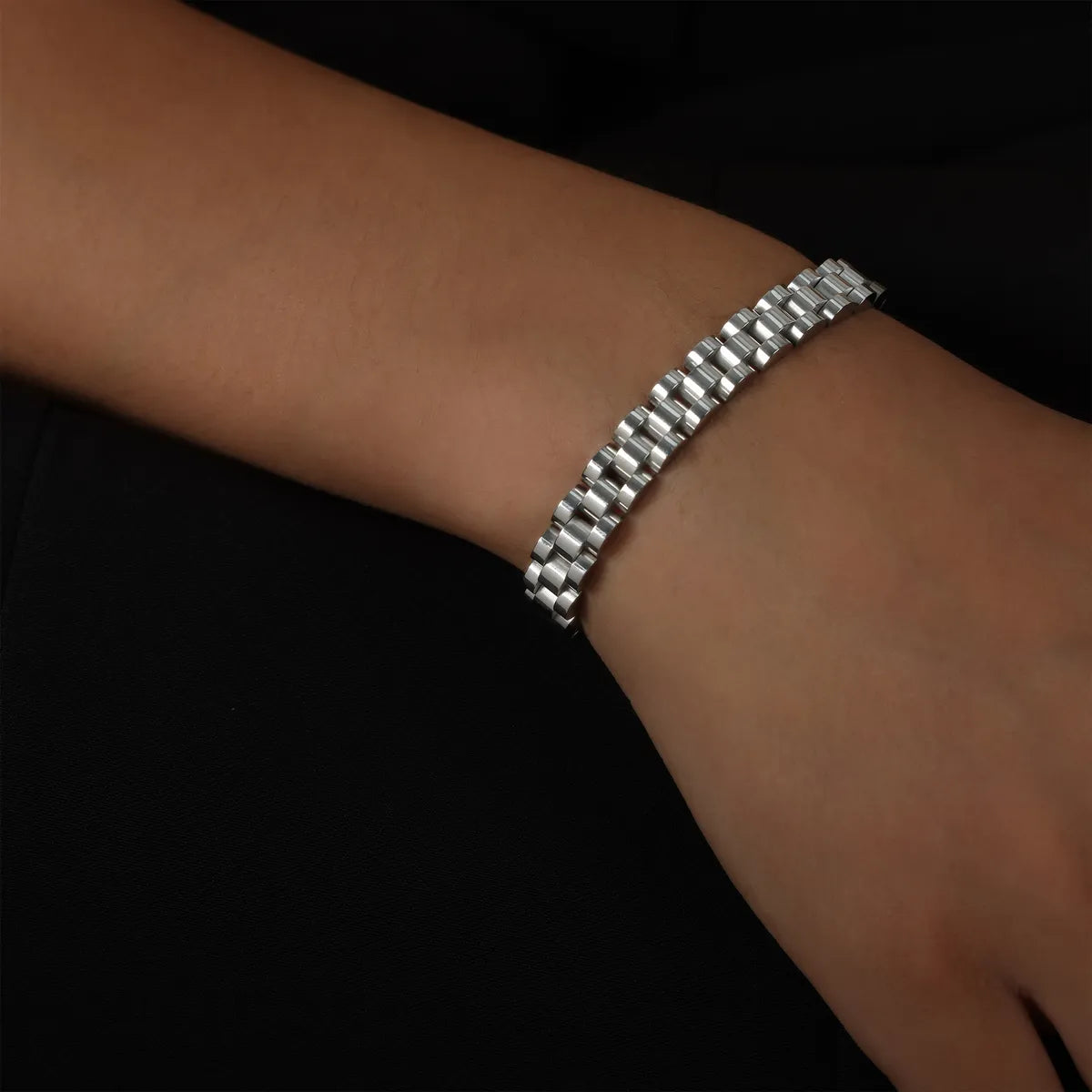 Steel Bracelet-200mm Width 8mm