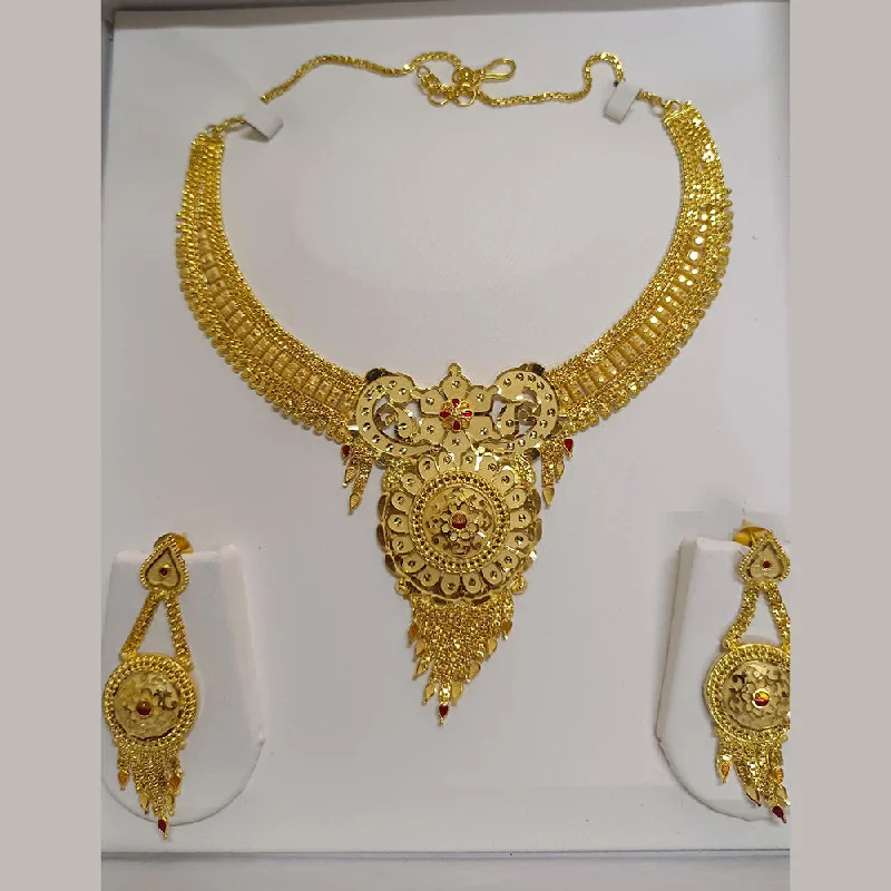 women’s antique-style necklaces-women’s antique-style necklaces-Pari Art Jewellery Forming Necklace Set