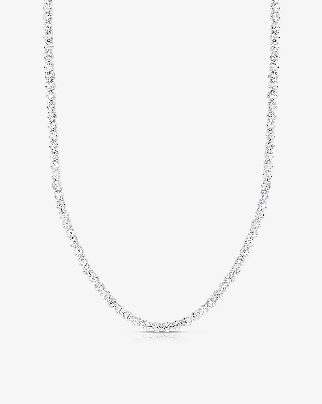 women’s anniversary necklaces-women’s anniversary necklaces-Luxe Diamond Tennis Necklace