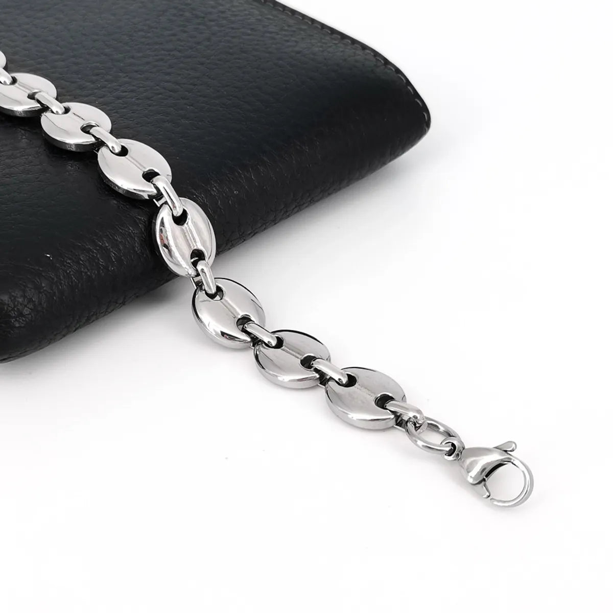 women’s double-layer bracelets-Fashion Titanium Steel No Inlaid Men'S Bracelets